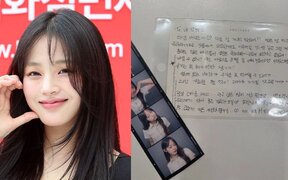 NewJeans’ Minji surprises fans at her birthday cafe with homemade cookies and handwritten letters saying she has so much she wants to tell Bunnies