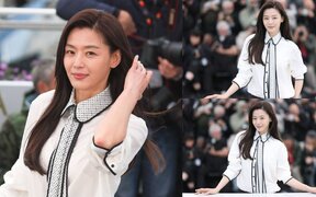 Jun Ji Hyun steals the spotlight at the 79th Cannes Film Festival as “Colony” holds its official photocall before midnight screening