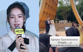 Ahn Eun Jin draws attention after revealing she personally wrote an emotional wedding speech for her longtime friends without using AI