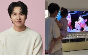 Lee Seung Gi melts hearts after celebrating his 'Immortal Songs' win with sweet kisses from his daughter