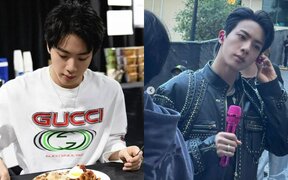 BTS’s Jin melts fans with a waiting room mukbang while wearing a luxury T shirt worth around 1.3 million KRW