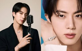 BTS's Jin turns a vintage microphone into a luxury moment in new FRED pictorial