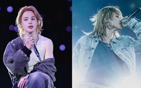 BTS Jimin becomes a hot topic after showing his shoulder length hair in new photos from the tour