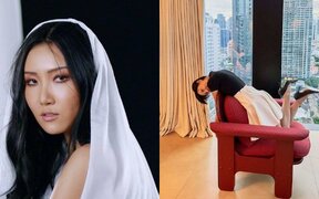 MAMAMOO’s Hwasa shows off her playful hotel photos after getting a shoutout from Nvidia CEO Jensen Huang
