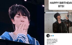 BTS Jin melts fans with sweet message to ARMY after Busan concert and sends a thankful hand kiss on BTS’s debut anniversary