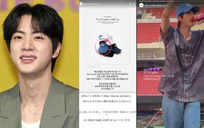 BTS Jin takes over Madrid with his live vocals as fans also rush to buy the hat he wore during soundcheck