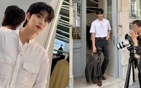 Kim Jae Won makes fans swoon as his latest everyday photos look like a scene from a romance movie