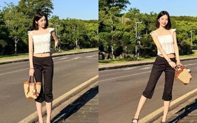 Red Velvet’s Joy turns a simple summer outfit into a hot topic as she perfectly pulls off trendy capri pants