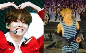 BTS’s V goes viral after reportedly giving his Celine jacket to a crying fan during Brussels concert