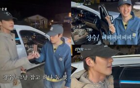 Do Kyung Soo and Kim Woo Bin make everyone laugh with a childish ice cream battle on “GBRB: Farm Operation - Go Go Farm”