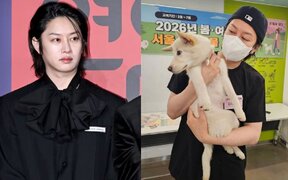 Super Junior’s Kim Hee Chul warms hearts after joining Ryeowook for abandoned dog volunteer work
