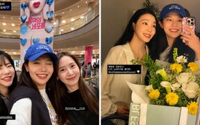 Girls’ Generation members Choi Sooyoung, Sunny, and YoonA reunite to support Tiffany in the “Yumi’s Cells” musical