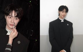 Byeon Woo Seok leaves fans amazed with flawless visuals as behind the scenes photos capture his unreal charm