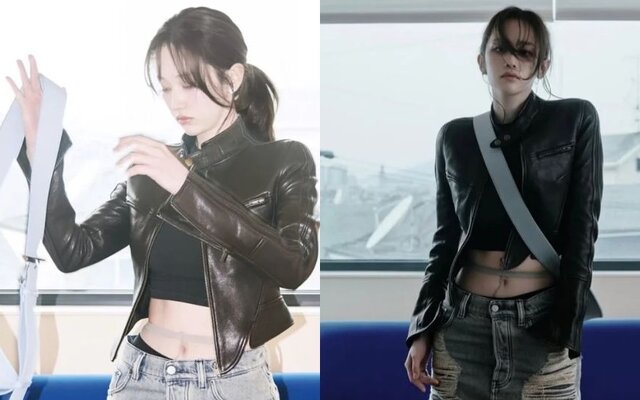 Jeon Jong Seo shows off crazy tiny waist in new photos — fans are shocked how loose her skirt looks