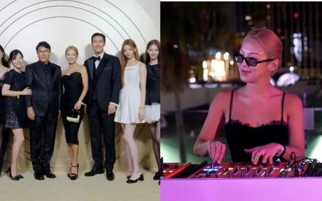 Lee Soo Man makes a big return with Girls’ Generation’s Sunny by his side at Hollywood event