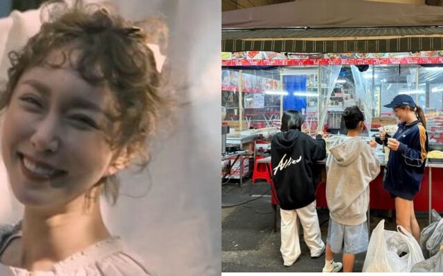 Former S.E.S Shoo brings her twin daughters to a night market and reveals emotional story: “I once sold clothes just to get by”