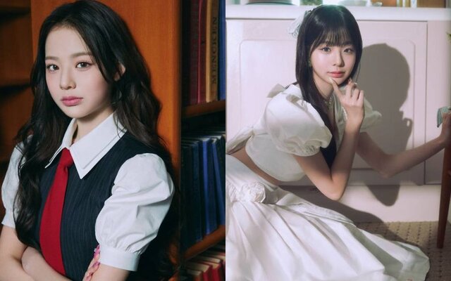 UNIS's Lim Seo Won brings good luck again as she throws the first pitch at KT Wiz baseball game