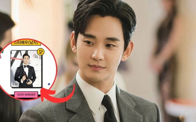 Kim Soo Hyun stays unbeatable in Asia with 13 straight weeks at the top of fan votes
