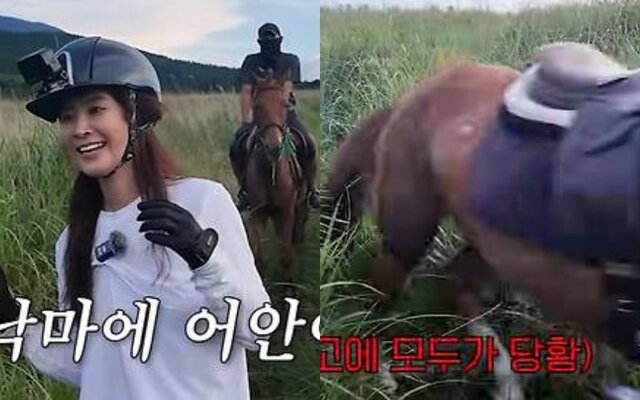 Girls’ Generation’s Yuri falls off horse during Jeju trip, compares the ride to “driving a Ferrari” and shares how she’s doing