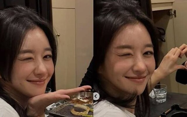 Seo Ye Ji surprises fans with playful photos as she shows hand hearts and winks during a friendly outing