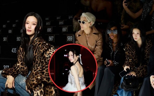 Moon Ga Young turns Milan Fashion Week into her runway as she goes from bold leopard look to glamorous evening dress
