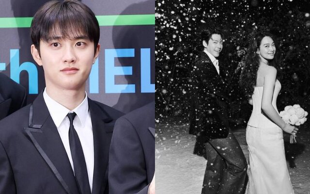 EXO's Do Kyung Soo makes time for best friend Kim Woo Bin’s wedding despite MMA 2025 schedule