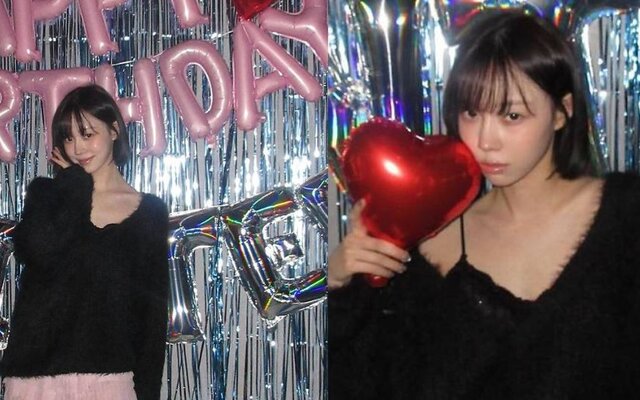 aespa's Winter stuns fans with her beauty on birthday showing flawless visuals in black and pink outfit