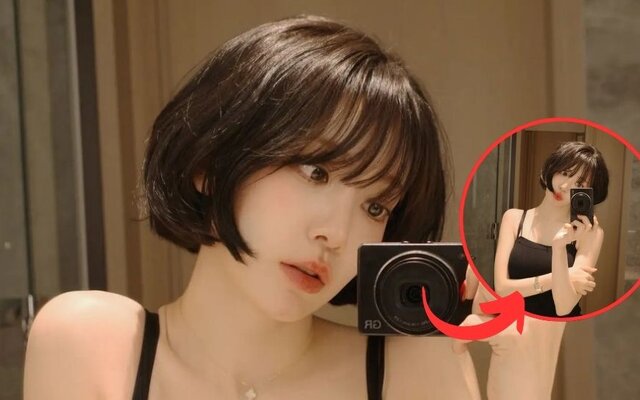 LE SSERAFIM’s Sakura draws attention with stunning bathroom mirror selfies as fans fall for her mature doll like visuals