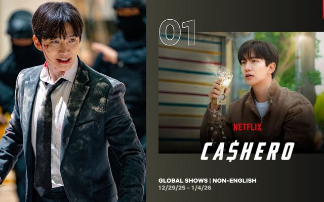 Lee Junho proves his global power again as Netflix series “Cashero” takes No. 1 worldwide for a second straight week