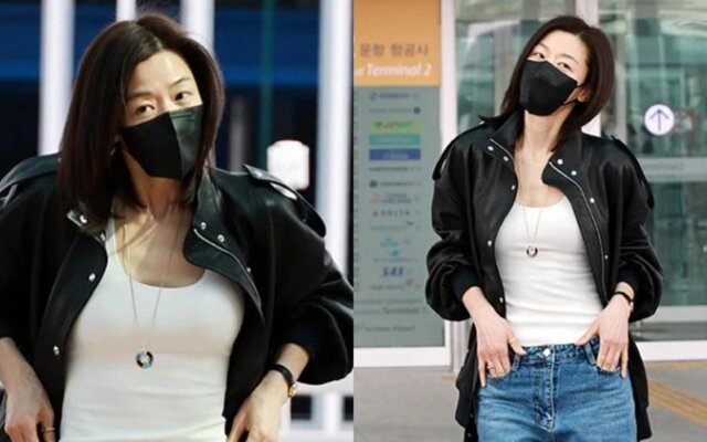 Jun Ji Hyun turns heads at the airport as she debuts a luxury watch worth over 25 million KRW for the first time in the world
