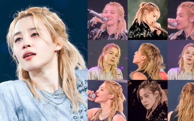 BTS’s Jimin takes over US trends with “JIMIN BRAIDS” after stunning fans with his blond braided hair at Las Vegas concert