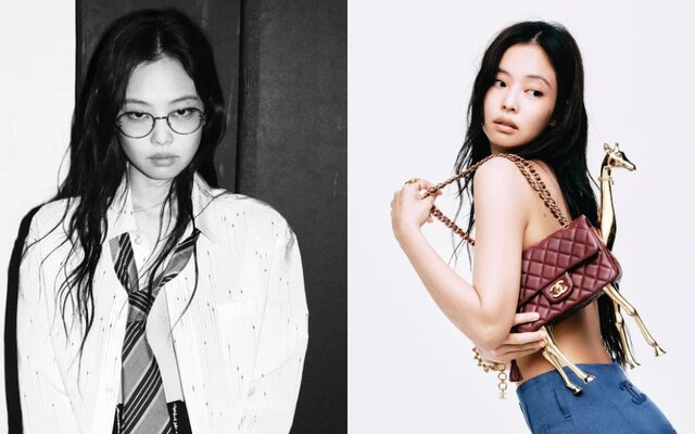 BLACKPINK’s Jennie draws attention with classic suit look and bold hairpiece in new fashion pictorial