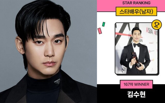 Kim Soo Hyun stays No. 1 in Star Ranking for 56 weeks in a row as fans wonder if his comeback is getting closer