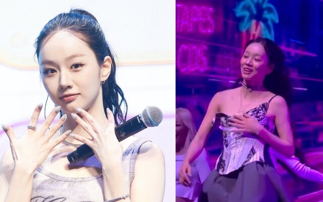 Hyeri impresses fans with her calm reaction after outfit strap comes loose during Girl’s Day medley at Seoul fanmeeting