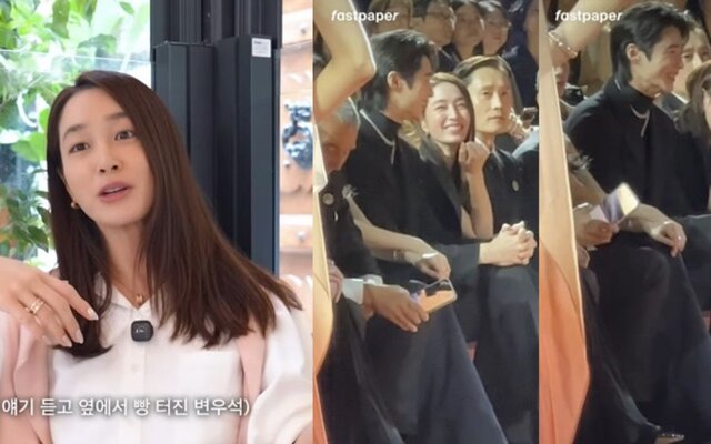 Lee Min Jung clears up why she was laughing with Byeon Woo Seok at an event and says it was all because of Lee Byung Hun’s joke