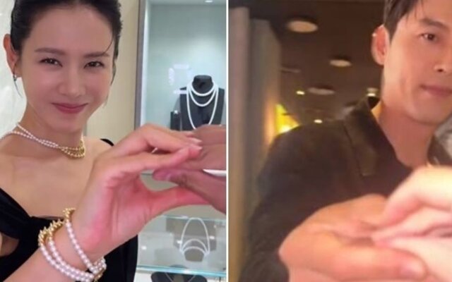 Son Ye Jin makes fans laugh as she playfully copies Hyun Bin’s famous hand heart refusal meme at a public event