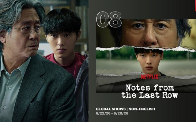 “Notes from the Last Row” enters Netflix global top 10 just 3 days after release as Choi Min Sik and Choi Hyun Wook gain praise