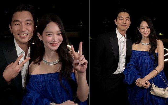 Shin Min Ah and Gong Yoo make fans want a drama together after showing sweet chemistry in Taiwan photos