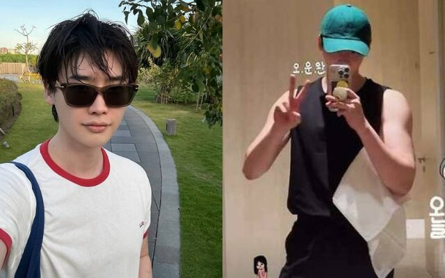 Lee Jong Suk makes fans look twice with his latest workout and swimming pool photos