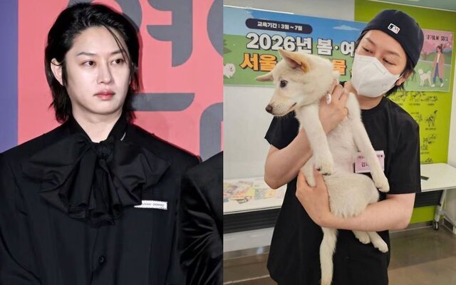 Super Junior’s Kim Hee Chul warms hearts after joining Ryeowook for abandoned dog volunteer work