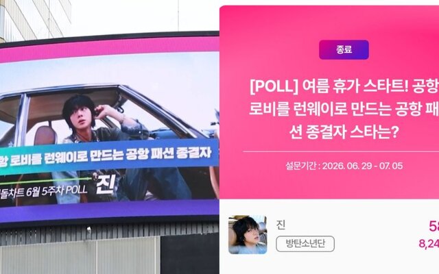 BTS’s Jin turns the airport into his runway as he takes No. 1 with 58 percent of the votes in airport fashion survey
