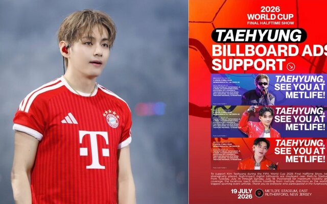BTS V’s global fans take over billboards near MetLife Stadium ahead of his historic 2026 World Cup final halftime show