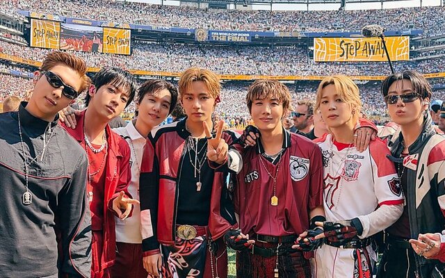 BTS makes history at the 2026 World Cup final halftime show with a football version of “Dynamite” and credits ARMY for reaching the global stage