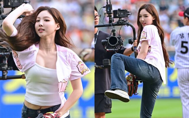 TWICE’s Nayeon becomes LG Twins’ victory fairy as her first pitch day marks historic 1 million home crowd record