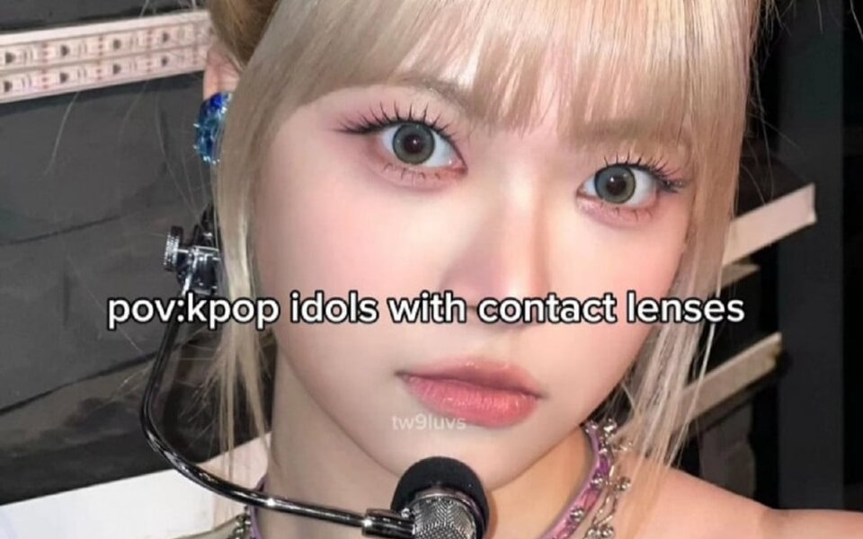 Image for "It's scary to look at Hong Eunchae with those!"— Netizens Share Concerns, Calling for the Discontinuation of Idol Contact Lens Trend