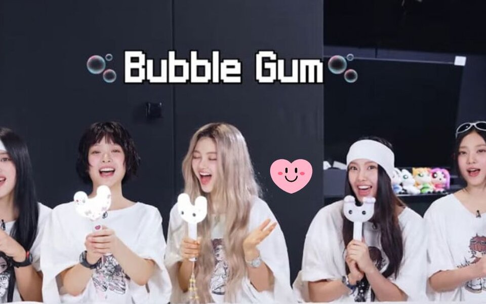 Image for NewJeans Steal Hearts with "Bubble Gum" Fan Chant Tutorial Video!
