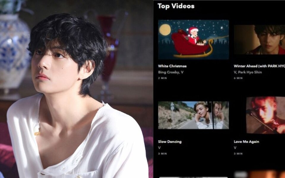 BTS' V (Kim Taehyung) Takes Over Tidal Charts in the US and UK with His Solo Hits, Breaking Records for K-Pop Artists!