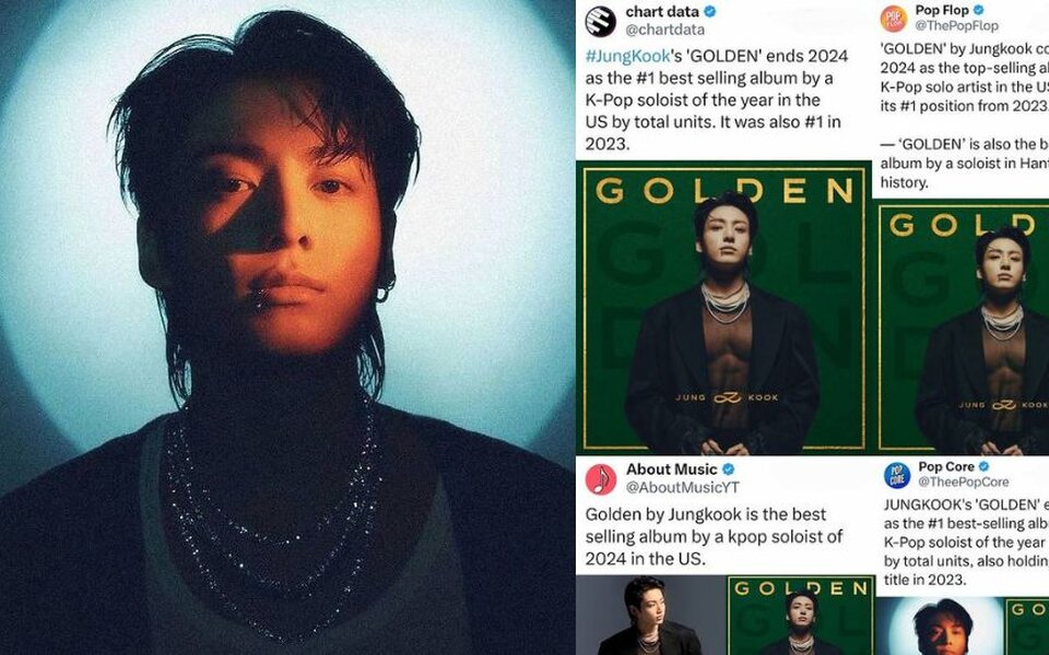 Image for BTS Jungkook's GOLDEN Smashes Records Again Tops U.S. Charts, Here's How He Did It