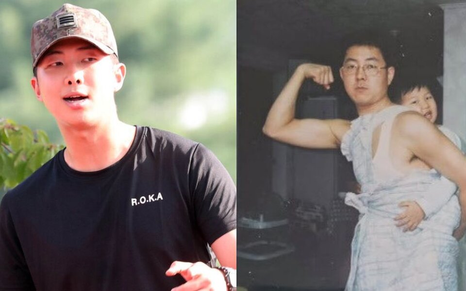 Image for BTS RM Shares Touching Childhood Memory with His Father, Plus His Dad's Time at SK Innovation Revealed