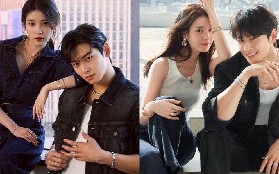 Image for Cha Eun Woo and IU Stun in Matching Outfits — Their Chemistry Is So Good Fans Are Already Shipping Them